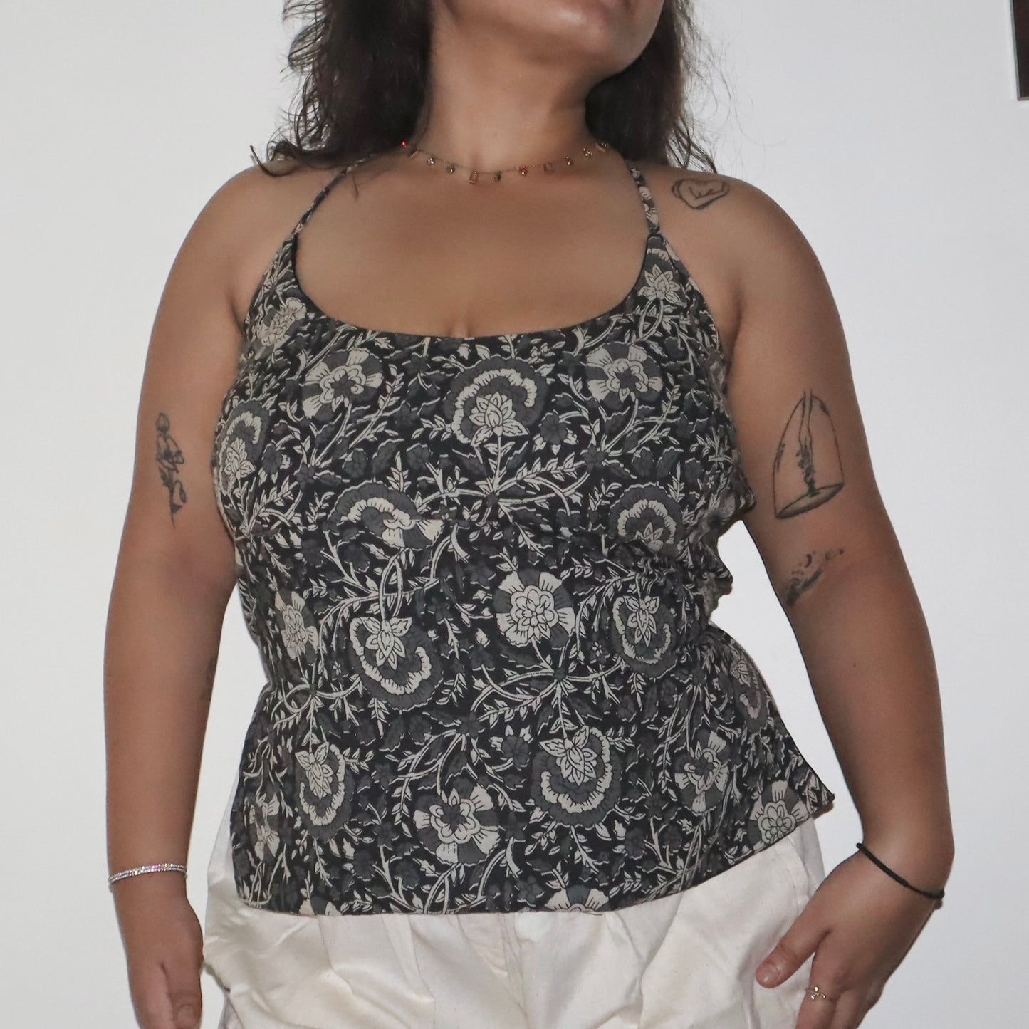 Charcoal Cotton Thalia Cami