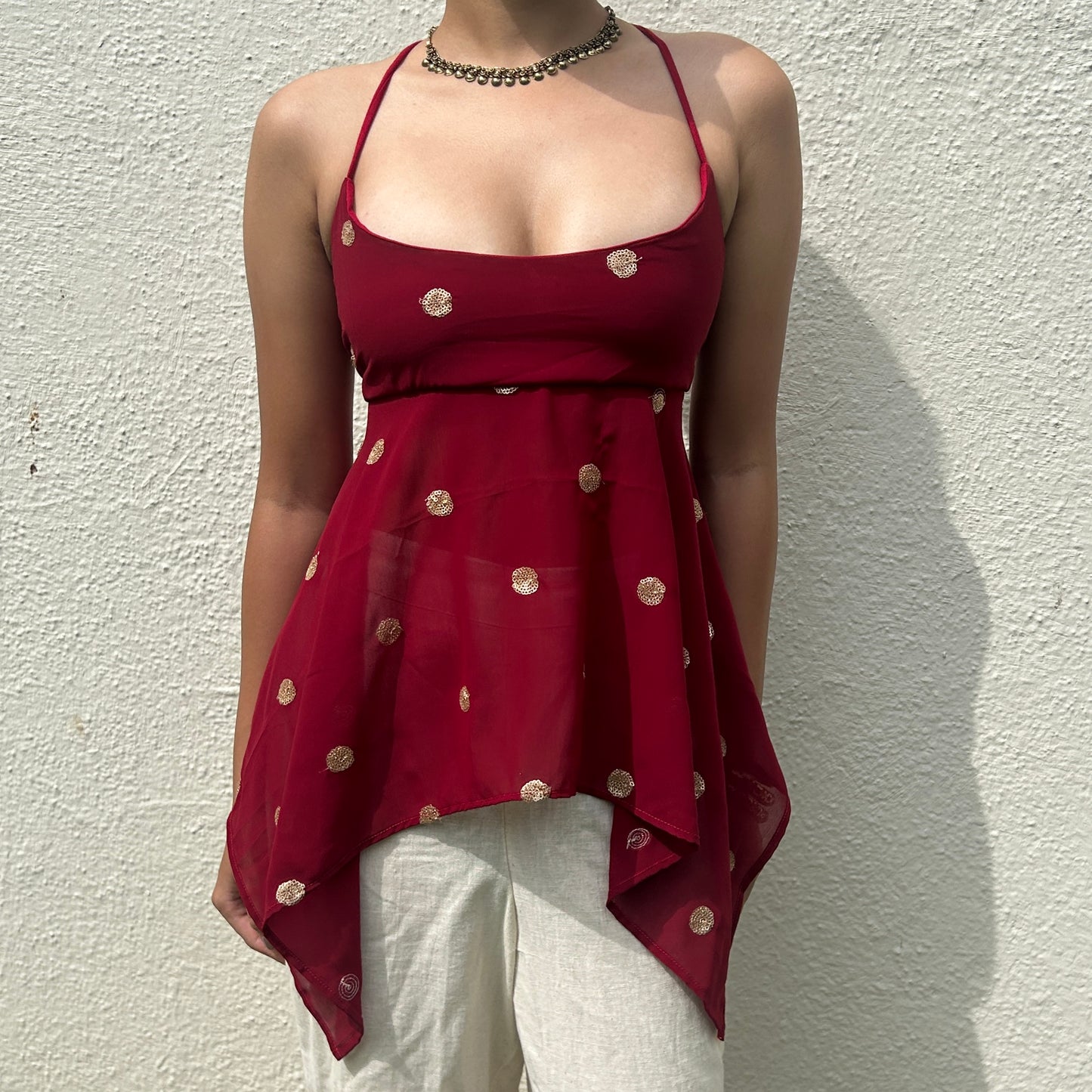 Mirchi Assymetrical Luna Cami