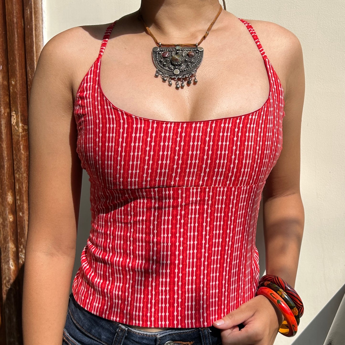 Candy Red Thalia Cami