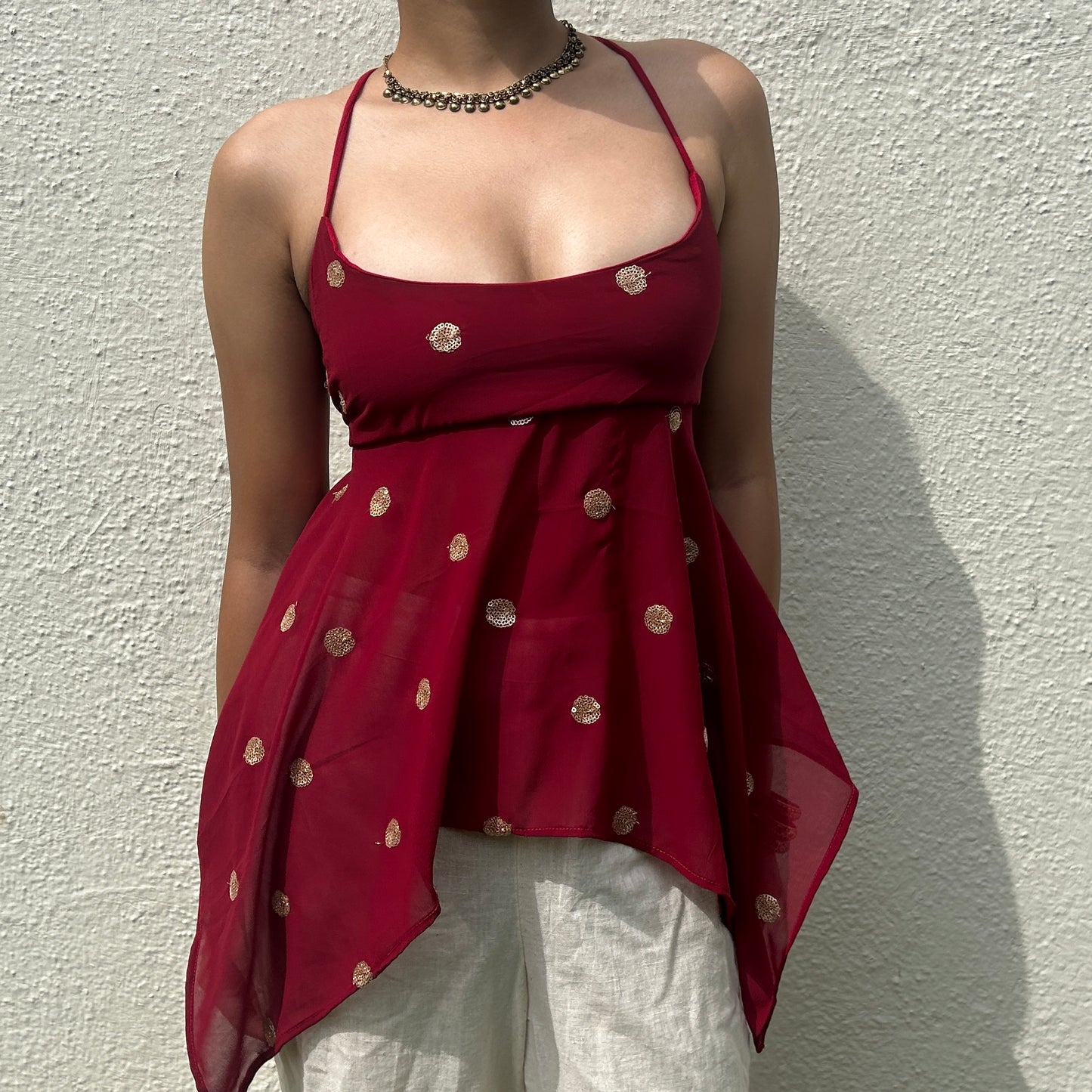 Mirchi Assymetrical Luna Cami