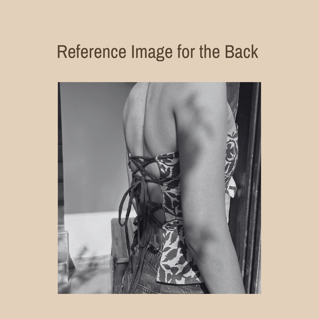 Blue Motif Siren Corset Fits Bust 30 C/D & 32 A/B