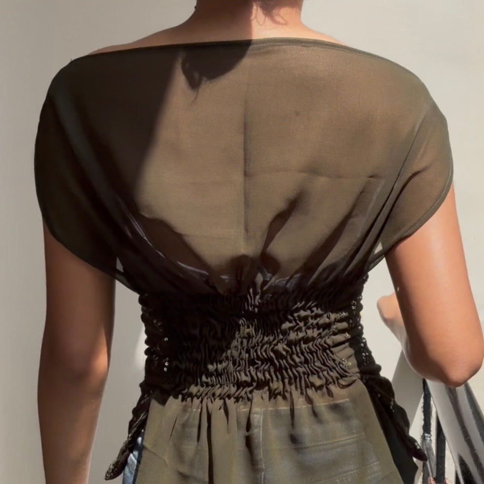 Olive Antheia Top