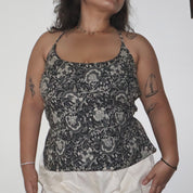 Charcoal Cotton Thalia Cami