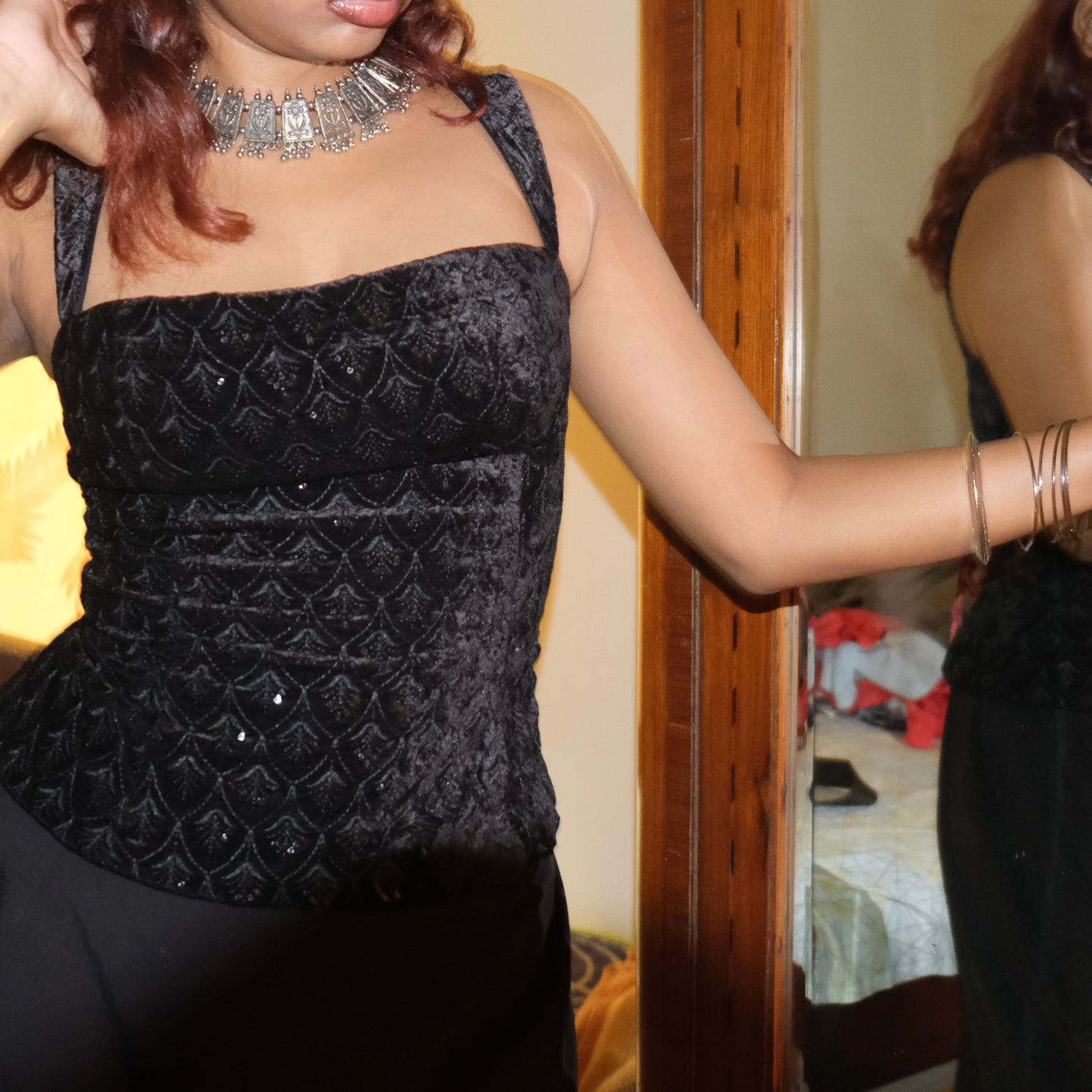 Chaand Velvet Circe Cami