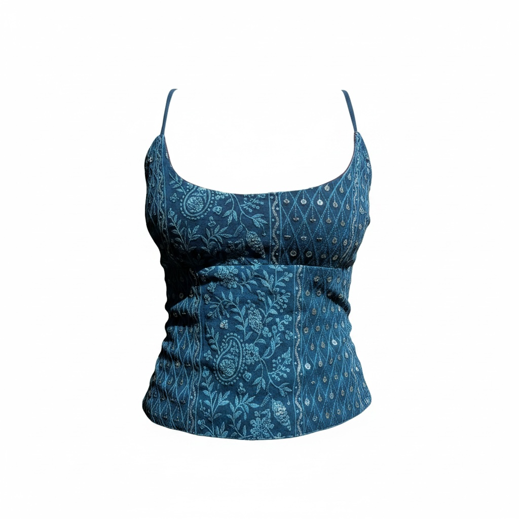 JS015: Blue Tinsel Thalia (Light or Dark-Packed Randomly) SALE