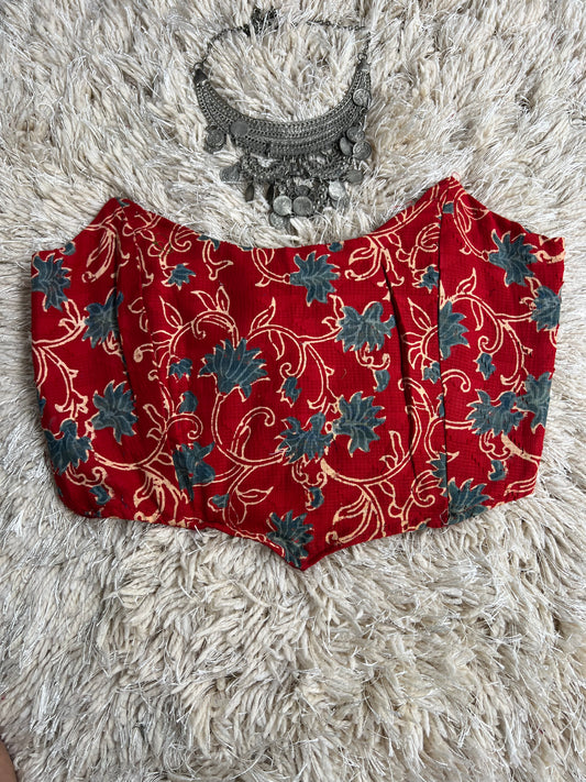 S068 — Cotton Corset Fits Bust 30 C/D & 32 A/B