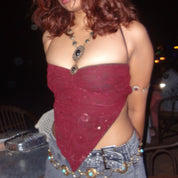 Maroon Ophelia Cami