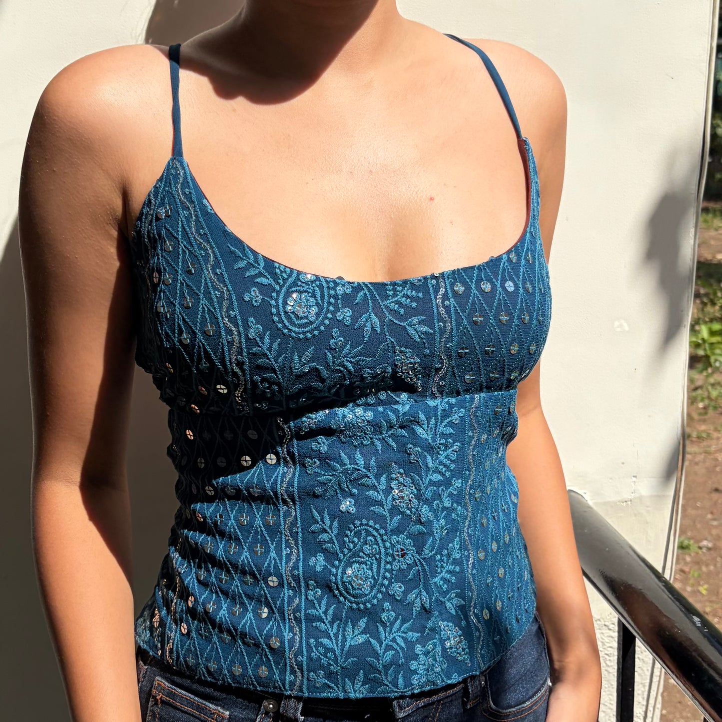 JS015: Blue Tinsel Thalia (Light or Dark-Packed Randomly) SALE