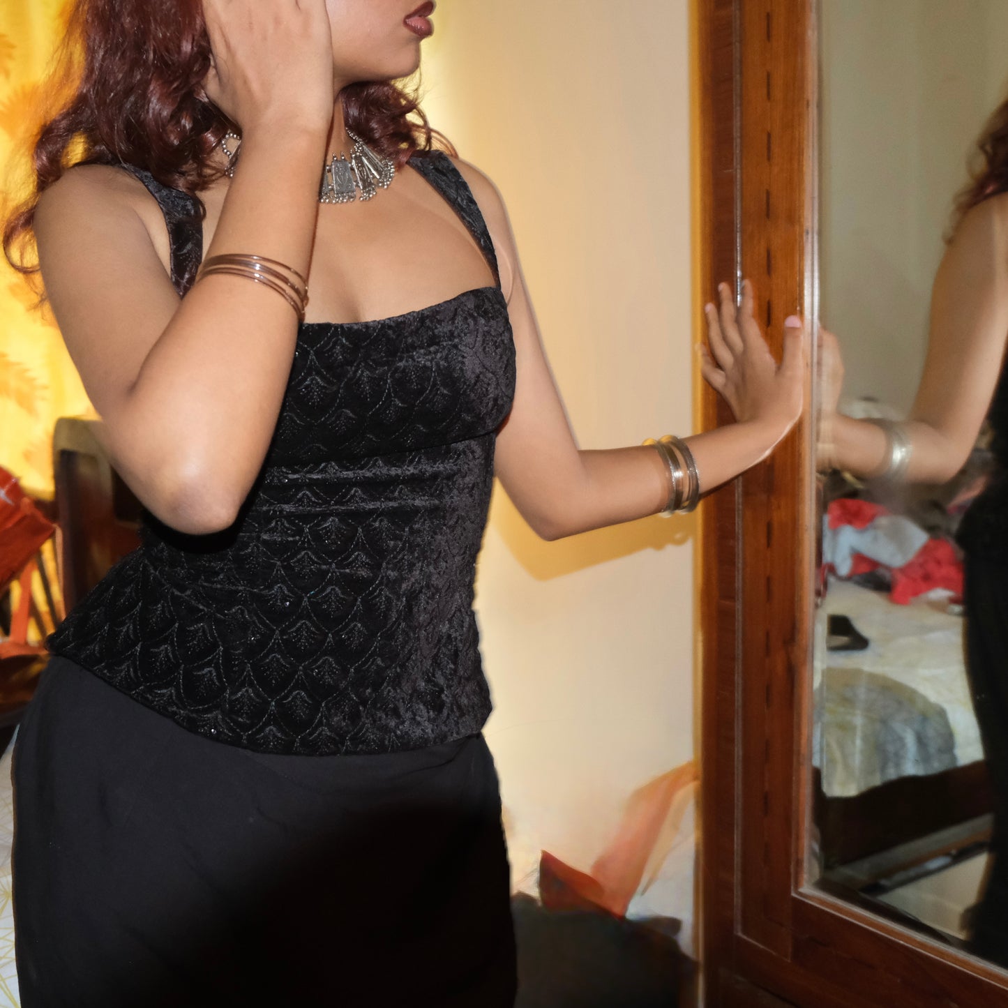 Chaand Velvet Circe Cami