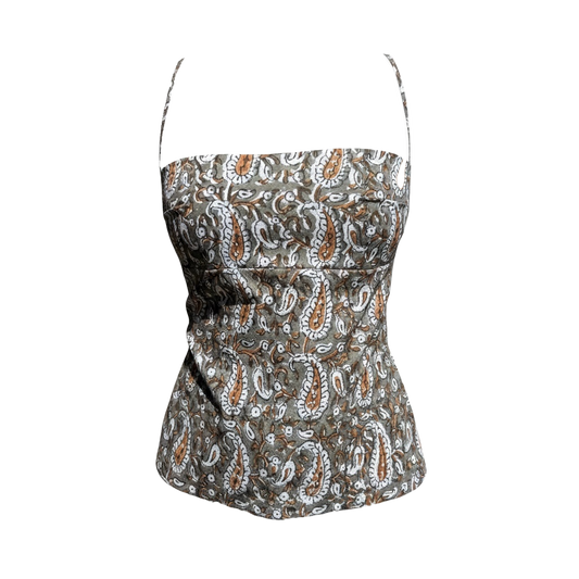 JS009: Green Strappy Cami - SALE