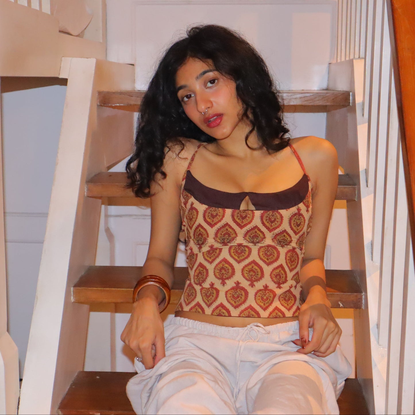Motif Siren Cami (Yellow Hues) - SALE