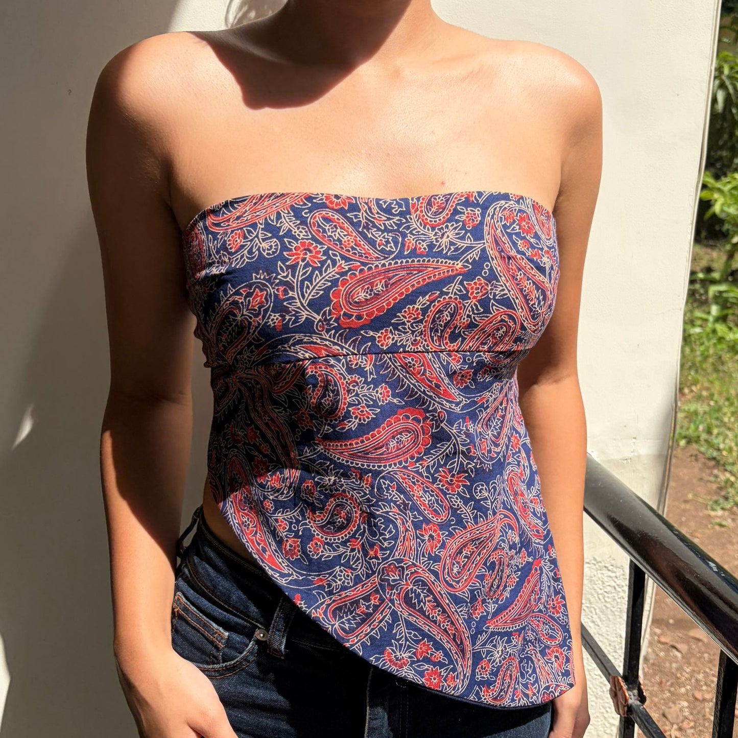 JS007: Blue Leo Cami - SALE